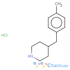 CAS No:165110-20-3 Piperidine,4-[(4-methylphenyl)methyl]-, hydrochloride (1:1)