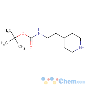 CAS No:165528-81-4 tert-butyl N-(2-piperidin-4-ylethyl)carbamate