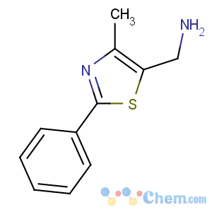 CAS No:165735-95-5 (4-methyl-2-phenyl-1,3-thiazol-5-yl)methanamine