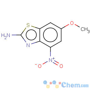 CAS No:16586-53-1 2-Benzothiazolamine,6-methoxy-4-nitro-