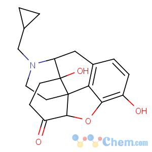 CAS No:16590-41-3 (4R,4aS,7aR,12bS)-3-(cyclopropylmethyl)-4a,9-dihydroxy-2,4,5,6,7a,<br />13-hexahydro-1H-4,12-methanobenzofuro[3,2-e]isoquinoline-7-one