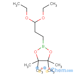 CAS No:165904-27-8 2-(3,3-diethoxypropyl)-4,4,5,5-tetramethyl-1,3,2-dioxaborolane
