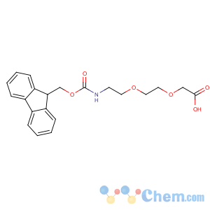 CAS No:166108-71-0 2-[2-[2-(9H-fluoren-9-ylmethoxycarbonylamino)ethoxy]ethoxy]acetic acid