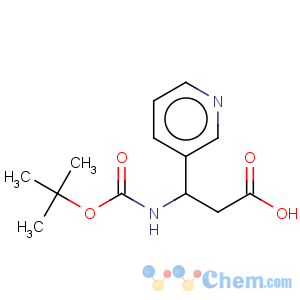 CAS No:166194-68-9 3-tert-butoxycarbonylamino-3-pyridin-3-yl-propionic acid
