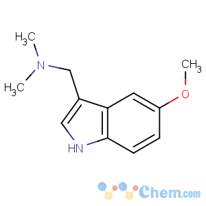 CAS No:16620-52-3 1-(5-methoxy-1H-indol-3-yl)-N,N-dimethylmethanamine