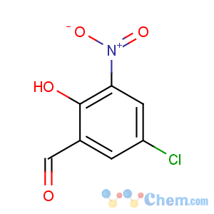CAS No:16634-90-5 5-chloro-2-hydroxy-3-nitrobenzaldehyde