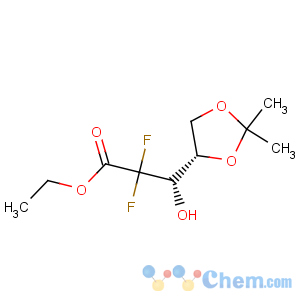 CAS No:166376-97-2 L-erythro-Pentonicacid, 2-deoxy-2,2-difluoro-4,5-O-(1-methylethylidene)-, ethyl ester