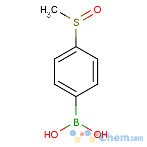 CAS No:166386-48-7 (4-methylsulfinylphenyl)boronic acid