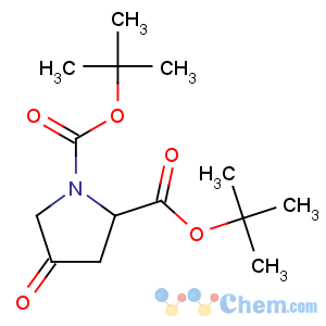 CAS No:166410-05-5 ditert-butyl (2S)-4-oxopyrrolidine-1,2-dicarboxylate