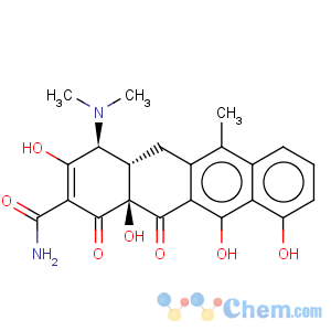 CAS No:1665-56-1 2-Naphthacenecarboxamide,4-(dimethylamino)-1,4,4a,5,12,12a-hexahydro-3,10,11,12a-tetrahydroxy-6-methyl-1,12-dioxo-,(4S,4aS,12aS)-