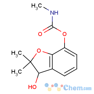 CAS No:16655-82-6 (3-hydroxy-2,2-dimethyl-3H-1-benzofuran-7-yl) N-methylcarbamate