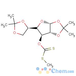 CAS No:16667-96-2 a-D-Glucofuranose,1,2:5,6-bis-O-(1-methylethylidene)-, 3-(S-methyl carbonodithioate)