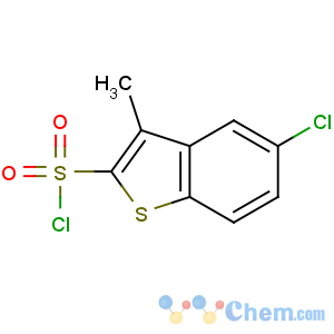 CAS No:166964-33-6 5-chloro-3-methyl-1-benzothiophene-2-sulfonyl chloride