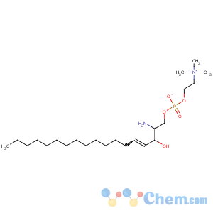 CAS No:1670-26-4 (2-amino-3-hydroxyoctadec-4-enyl) 2-(trimethylazaniumyl)ethyl phosphate