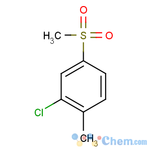 CAS No:1671-18-7 2-chloro-1-methyl-4-methylsulfonylbenzene