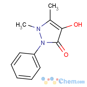 CAS No:1672-63-5 4-hydroxy-1,5-dimethyl-2-phenylpyrazol-3-one