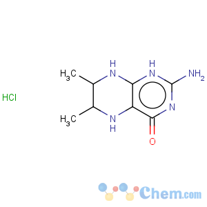 CAS No:167423-51-0 4(1H)-Pteridinone,2-amino-5,6,7,8-tetrahydro-6,7-dimethyl-, monohydrochloride, (6R,7S)-rel- (9CI)