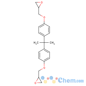 CAS No:1675-54-3 2-[[4-[2-[4-(oxiran-2-ylmethoxy)phenyl]propan-2-yl]phenoxy]methyl]<br />oxirane