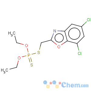 CAS No:16759-59-4 Phosphorodithioic acid,S-[(5,7-dichloro-2-benzoxazolyl)methyl] O,O-diethyl ester