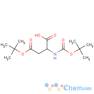 CAS No:1676-90-0 (2S)-4-[(2-methylpropan-2-yl)oxy]-2-[(2-methylpropan-2-yl)<br />oxycarbonylamino]-4-oxobutanoic acid