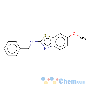 CAS No:16763-01-2 2-Benzothiazolamine,6-methoxy-N-(phenylmethyl)-