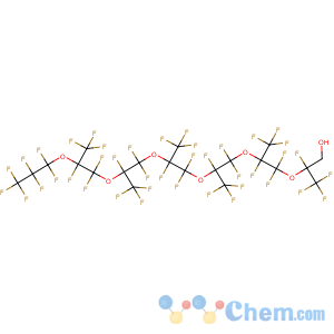 CAS No:167631-99-4 3,6,9,12,15,18-Hexaoxaheneicosan-1-ol,2,4,4,5,7,7,8,10,10,11,13,13,14,16,16,17,19,19,20,20,21,21,21-tricosafluoro-2,5,8,11,14,17-hexakis(trifluoromethyl)-