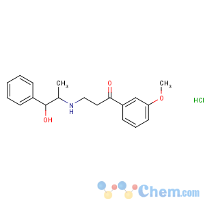 CAS No:16777-42-7 3-[[(1R,<br />2S)-1-hydroxy-1-phenylpropan-2-yl]amino]-1-(3-methoxyphenyl)propan-1-<br />one