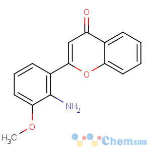 CAS No:167869-21-8 2-(2-amino-3-methoxyphenyl)chromen-4-one