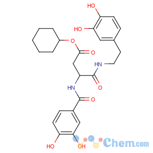 CAS No:167875-35-6 cyclohexyl<br />(3S)-3-[(3,4-dihydroxybenzoyl)amino]-4-[2-(3,<br />4-dihydroxyphenyl)ethylamino]-4-oxobutanoate