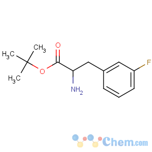 CAS No:167993-14-8 tert-butyl (2S)-2-amino-3-(3-fluorophenyl)propanoate