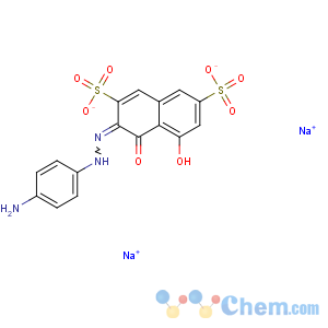 CAS No:1681-60-3 2,7-Naphthalenedisulfonicacid, 3-[2-(4-aminophenyl)diazenyl]-4,5-dihydroxy-, sodium salt (1:2)