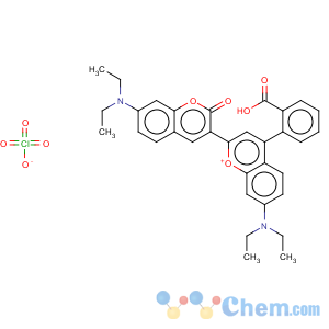 CAS No:168206-21-1 4-(2-Carboxy-phenyl)-7-diethylamino-2-(7-diethylamino-chroman-2-one-3-yl)-chromyliumperchlorate