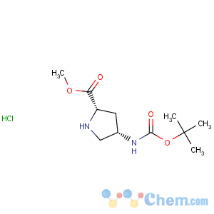 CAS No:168263-82-9 (2s,4s)-4-boc-amino pyrrolidine-2-carboxylic acid methylester-hcl