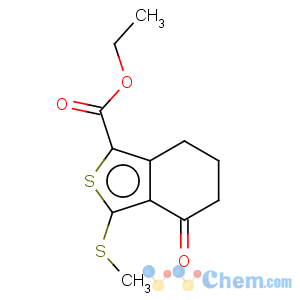 CAS No:168279-54-7 Benzo[c]thiophene-1-carboxylic acid, 4,5,6,7-tetrahydro-3-(methylthio)-4-oxo-, ethyl ester
