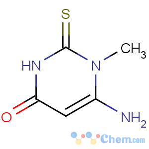 CAS No:16837-08-4 4(1H)-Pyrimidinone,6-amino-2,3-dihydro-1-methyl-2-thioxo-