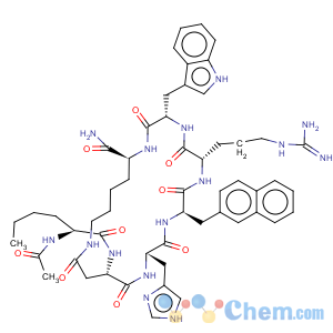 CAS No:168482-23-3 L-Lysinamide,N-acetyl-L-norleucyl-L-a-aspartyl-L-histidyl-3-(2-naphthalenyl)-D-alanyl-L-arginyl-L-tryptophyl-,(2®