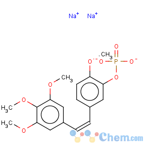 CAS No:168555-66-6 Combretastatin A4 disodium phosphate