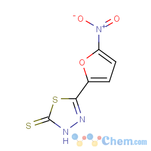 CAS No:16865-27-3 5-(5-nitrofuran-2-yl)-3H-1,3,4-thiadiazole-2-thione