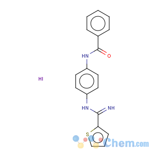 CAS No:168896-11-5 benzamiden-[4-[(imino-2-thienylmethyl)amino]phenyl]-monohydriodide