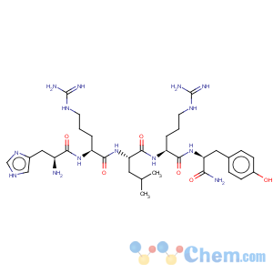 CAS No:168916-68-5 L-Tyrosinamide,L-histidyl-L-arginyl-L-leucyl-L-arginyl- (9CI)