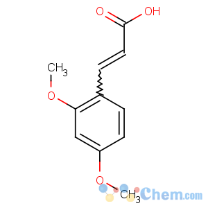 CAS No:16909-09-4 3-(2,4-dimethoxyphenyl)prop-2-enoic acid