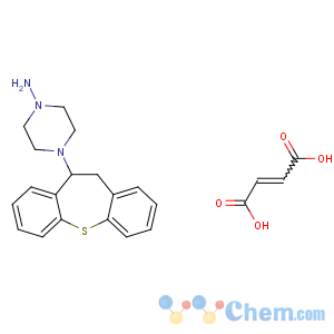 CAS No:16926-45-7 4-(10,11-dihydrodibenzo[b,f]thiepin-10-yl)piperazin-1-amine (2Z)-but-2-enedioate
