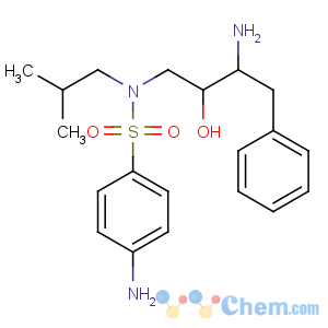 CAS No:169280-56-2 4-amino-N-[(2R,<br />3S)-3-amino-2-hydroxy-4-phenylbutyl]-N-(2-methylpropyl)<br />benzenesulfonamide