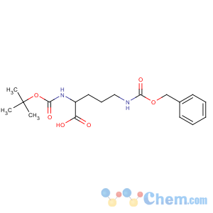 CAS No:16937-92-1 (2R)-2-[(2-methylpropan-2-yl)oxycarbonylamino]-5-<br />(phenylmethoxycarbonylamino)pentanoic acid