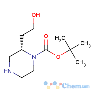 CAS No:169448-17-3 1-Piperazinecarboxylicacid, 2-(2-hydroxyethyl)-, 1,1-dimethylethyl ester, (2S)-