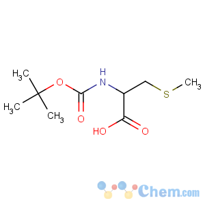 CAS No:16947-80-1 (2R)-2-[(2-methylpropan-2-yl)oxycarbonylamino]-3-methylsulfanylpropanoic<br />acid