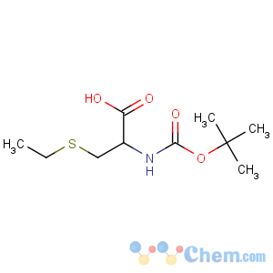 CAS No:16947-82-3 (2R)-3-ethylsulfanyl-2-[(2-methylpropan-2-yl)oxycarbonylamino]propanoic<br />acid