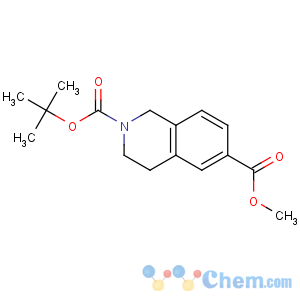 CAS No:170097-66-2 2-O-tert-butyl 6-O-methyl 3,4-dihydro-1H-isoquinoline-2,6-dicarboxylate