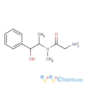 CAS No:170115-98-7 [2-[[(1R,<br />2R)-1-hydroxy-1-phenylpropan-2-yl]-methylamino]-2-oxoethyl]azanium