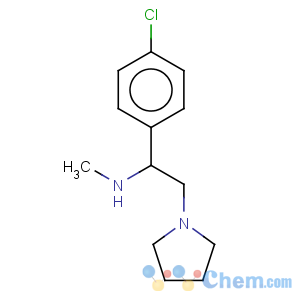CAS No:170119-33-2 1-Pyrrolidineethanamine,a-(4-chlorophenyl)-N-methyl-